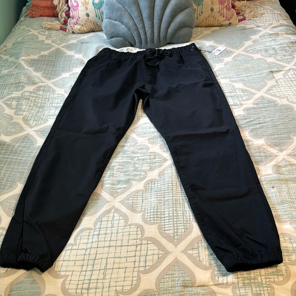 NWT Express Men’s black joggers, size medium drawstring